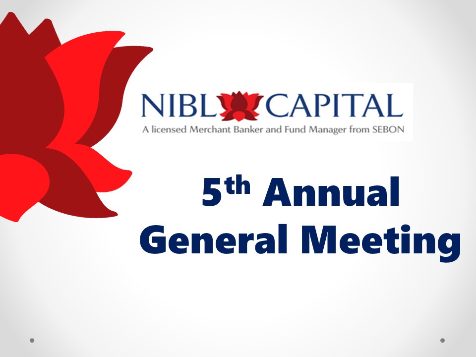 5th AGM of NIBL Capital Markets Limited